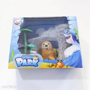 Top Quanlity Plastic Cartoon Forset Animal Set Kids Toy