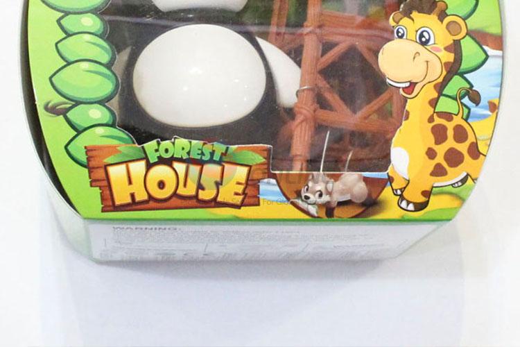 Promotional Wholesale Plastic Cartoon Forset Animal Set Kids Toy