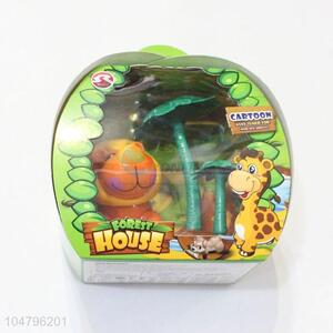 Competitive Price Plastic Cartoon Forset Animal Set Kids Toy