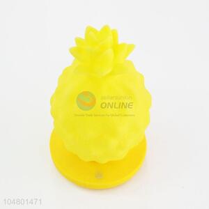 High Quality Yellow Color Cute Pineapple Shaped Candle Light Lamp