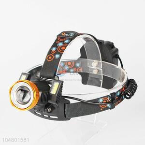 LED Headlamp Flashlight with Gesture Control Waterproof Helmet Light