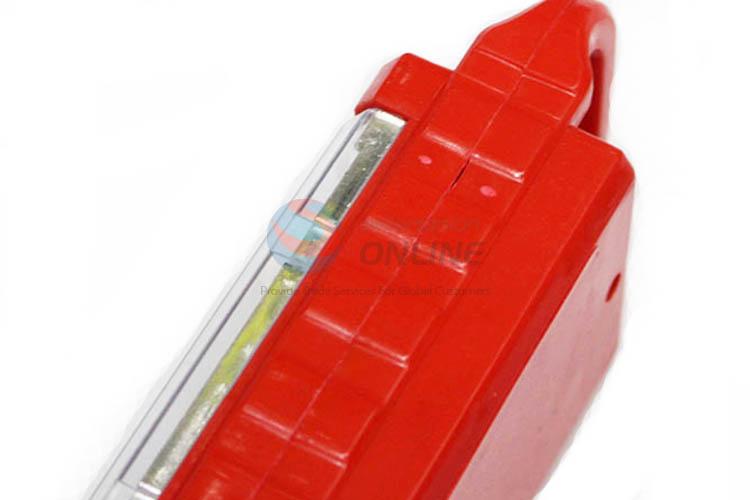 Red Color Plastic Multifunctional Household Bright Light with Battery