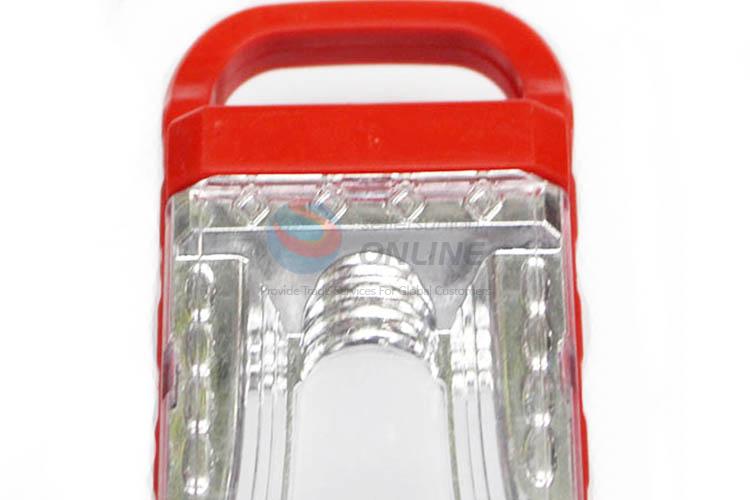 Red Color Plastic Multifunctional Household Bright Light with Battery