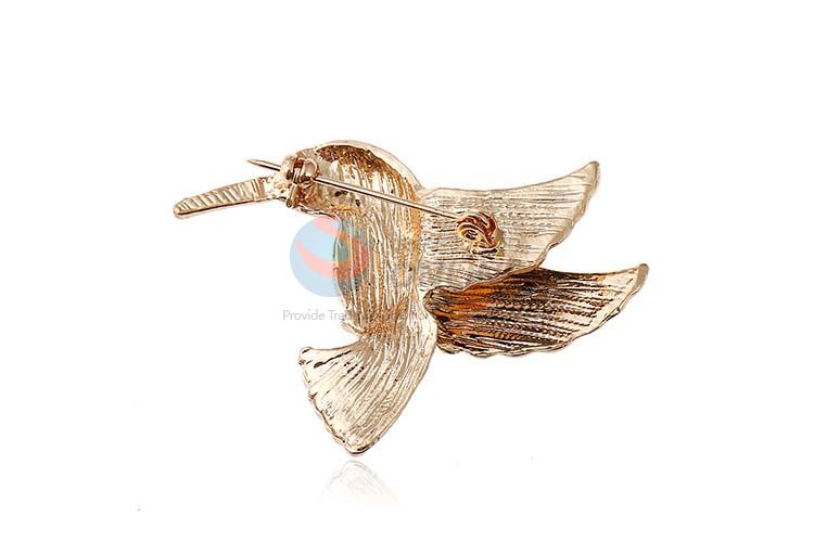 Competitive price bird shape enamel alloy brooch