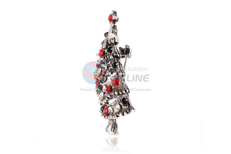High quality Christams tree shape alloy brooch