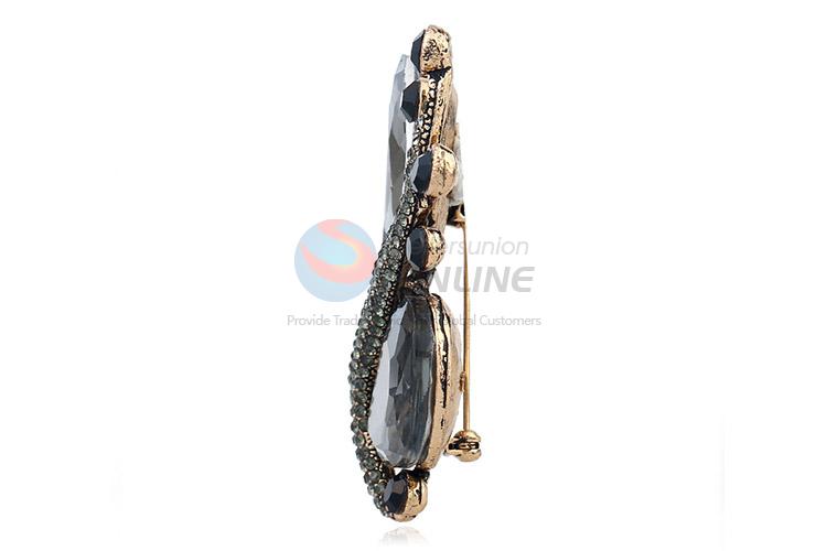 Direct factory lady fashion alloy brooch