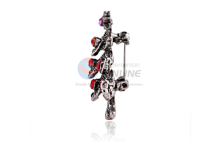 Premium quality Christams tree shape alloy brooch