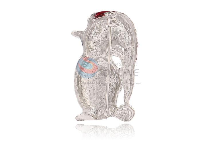 High sales penguin shape alloy brooch