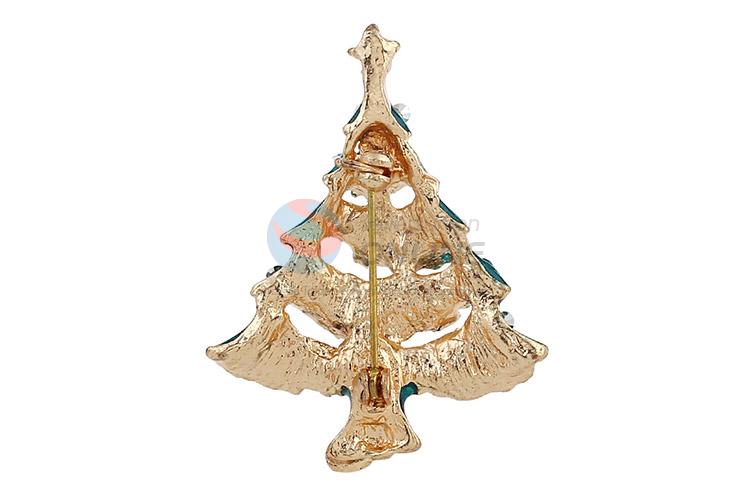 China wholesale Christams tree shape alloy brooch