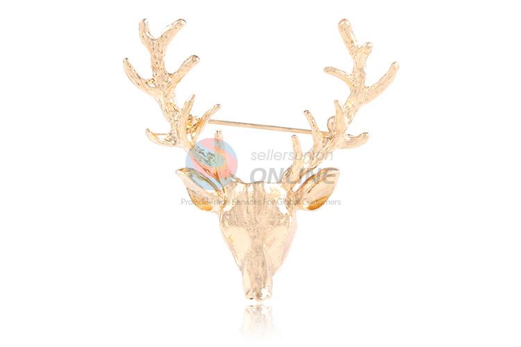 Most popular cheap deer shape alloy brooch