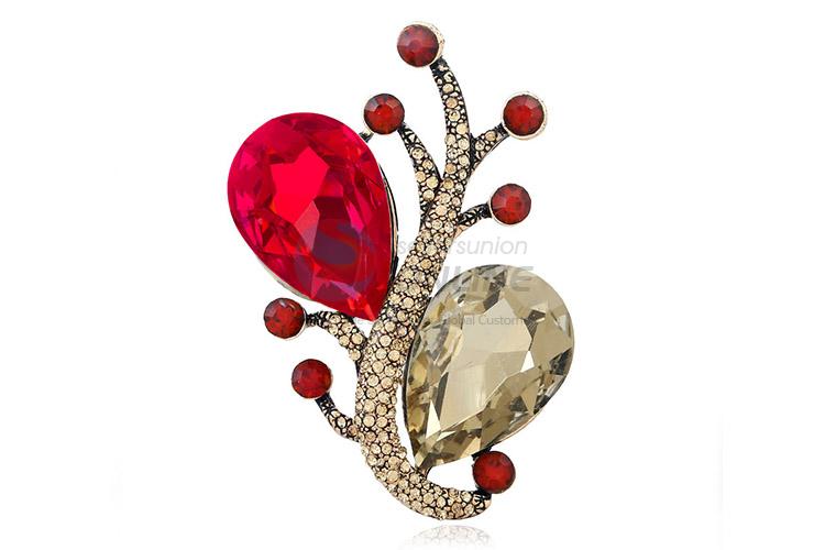 Direct factory lady fashion alloy brooch