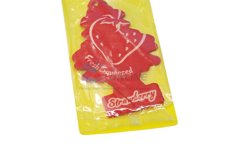 Competitive Price Strawberry Smell Little Trees Car Air Freshener