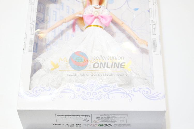 Factory Direct Plastic 11 Cun Wedding Dress Dolls Toys Figure for Kids