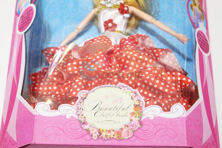 High sales kids 11 Cun Wedding Dress Dolls toy Kids Gift