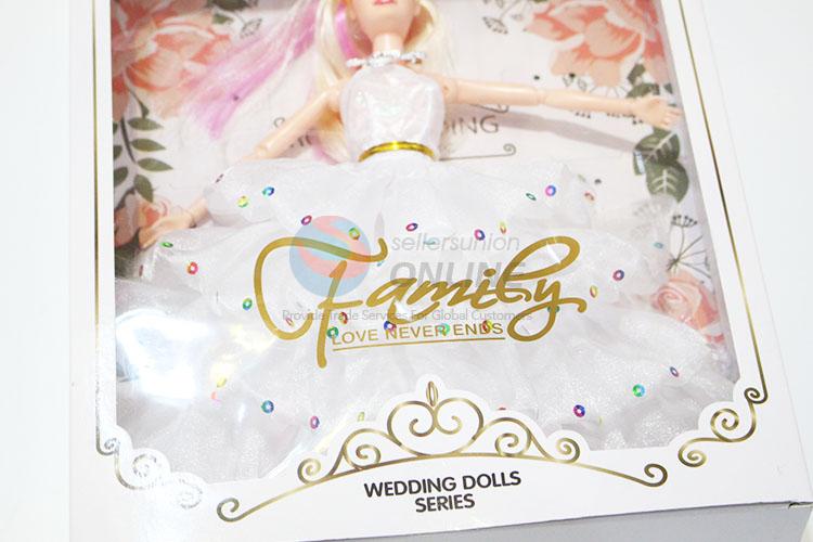 Wholesale Custom Kids 11 Cun Wedding Dress Dolls Toy