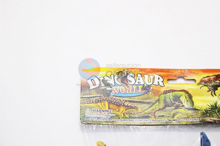 Wholesale custom plastic dinosaur model toy 3pcs