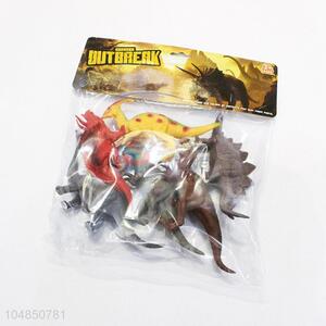 Nice fashion cheap plastic dinosaur model toy 6pcs