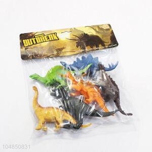 Top sale plastic dinosaur model toy 6pcs