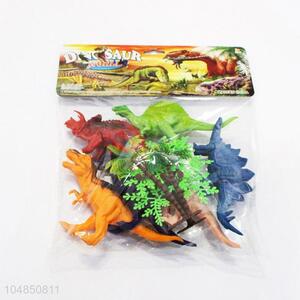 Bottom price plastic dinosaur model toy 6pcs