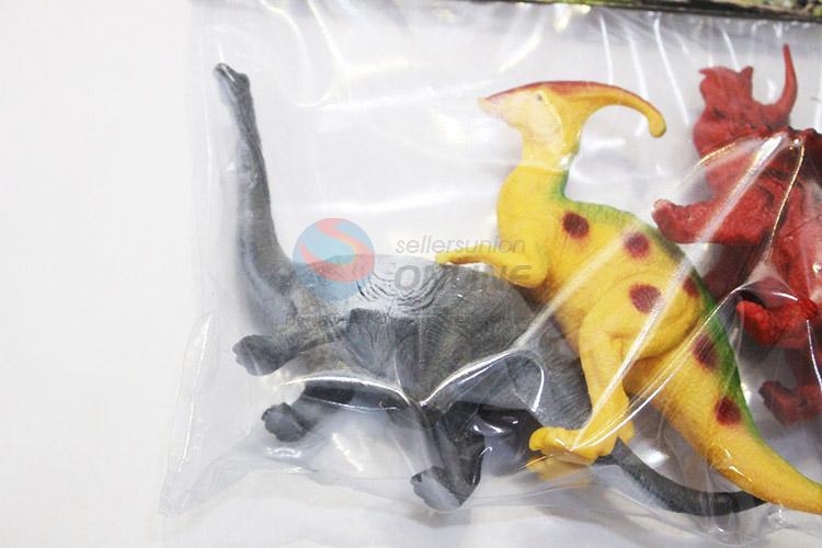 New arrival plastic dinosaur model toy 3pcs