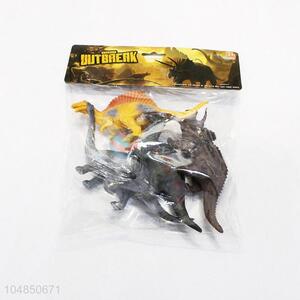 Made in China plastic dinosaur model toy 4pcs