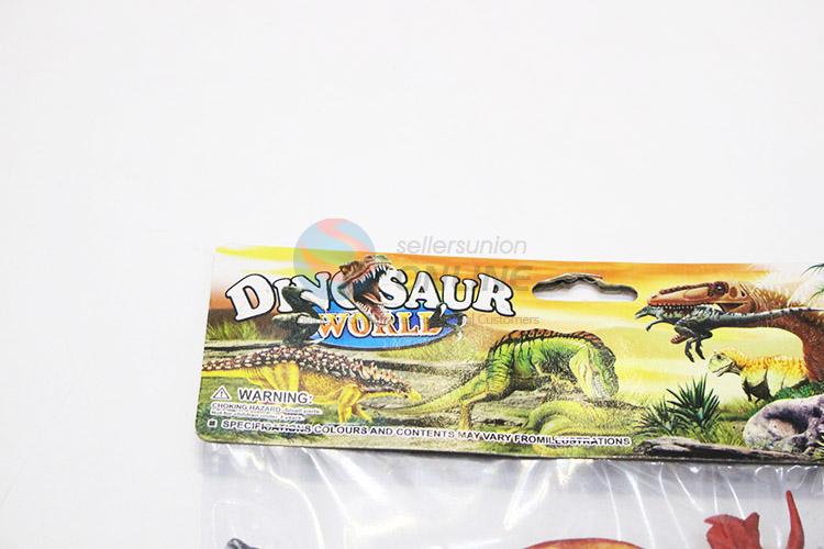 New arrival plastic dinosaur model toy 3pcs