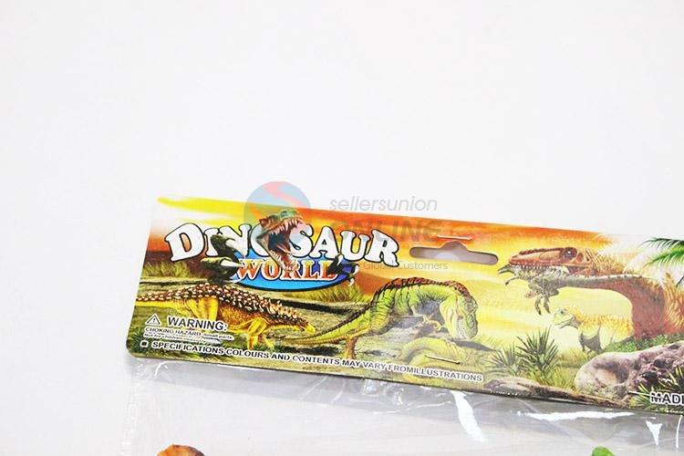 Cheap high quality plastic dinosaur model toy 3pcs