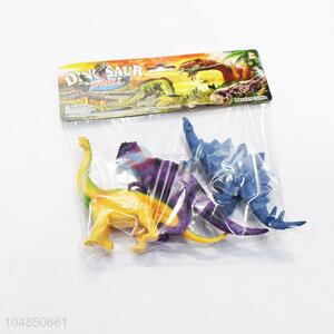 Wholesale custom plastic dinosaur model toy 3pcs