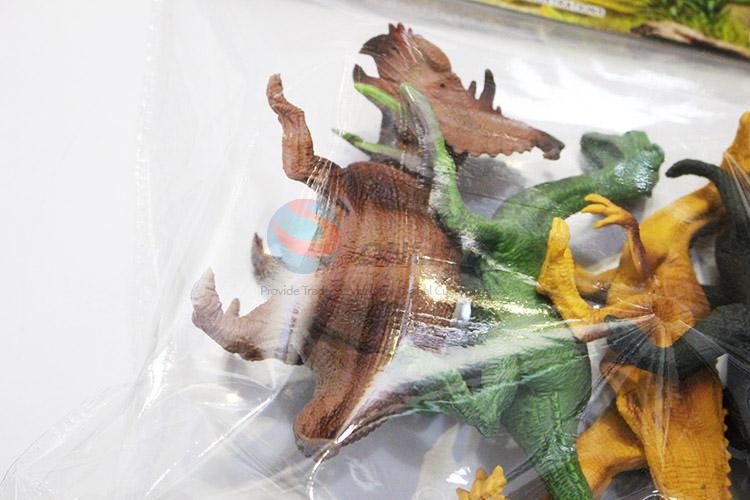 Recent design plastic dinosaur model toy 4pcs