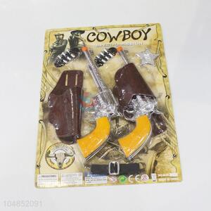 Factory customized plastic cowboy play set
