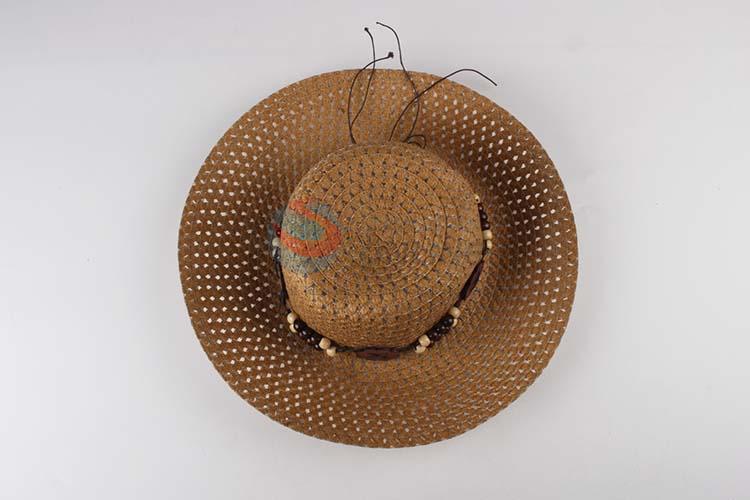 Factory Wholesale Summer Floppy Foldable Paper Straw Hat Womens