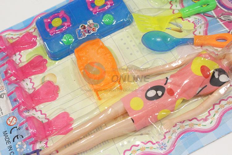 Wholesale new style plastic kitchenware set toy