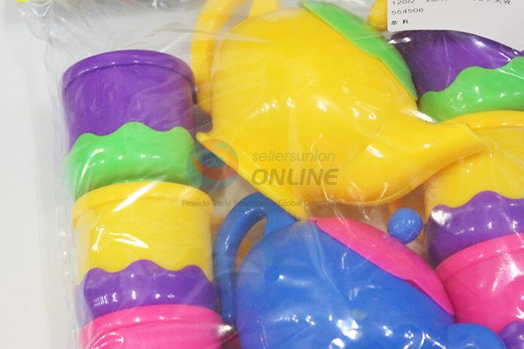 High quality plastic tea set toy