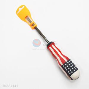 Steel Slotted Screwdriver with Protective Cover Plastic Handle Screwdriver