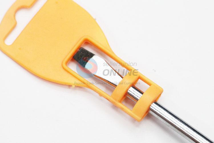 Black Color Plastic Handle Slotted Screwdrivers with Protective Cover