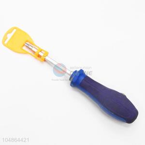 Creative Design Plastic Handle Triple-purpose Screwdriver with Protective Cover