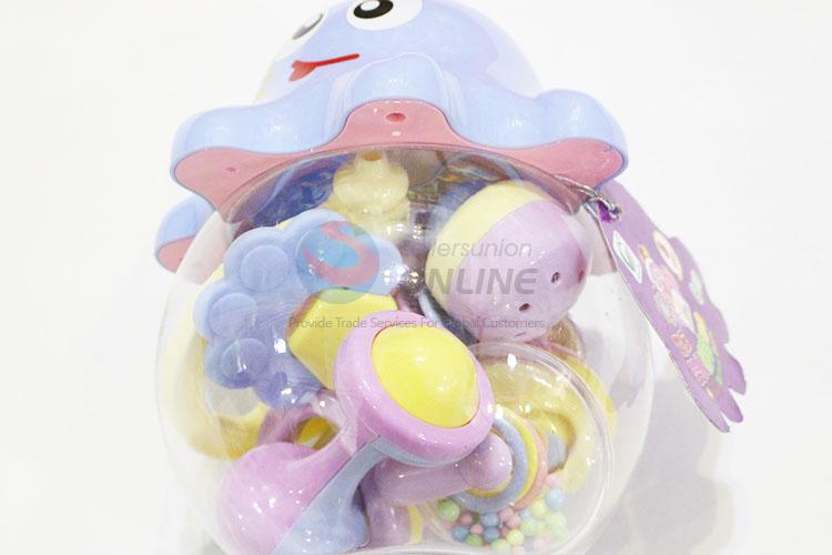 Octopus Design Baby Plastic Rattle Toys