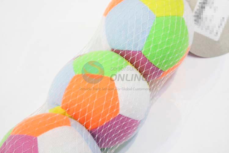 New Arrival Wholesale 3 Pieces/Set Colorful Colth Footballs for Kids