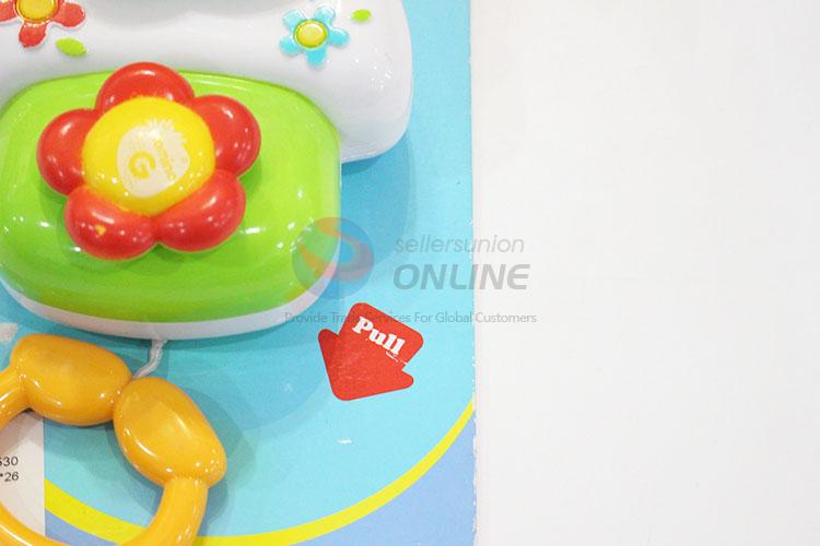 Good quality pull line musical mushroom for baby