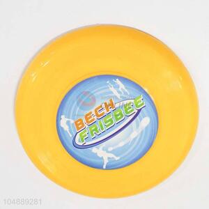 New and Hot Cute Yellow Color Plastic Flying Disc for Children