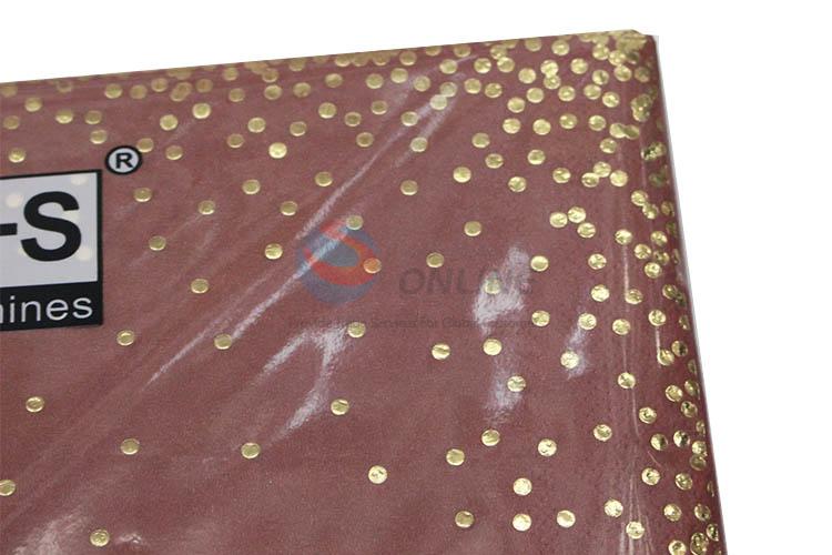 Two Colors Gold Blocking Pattern Eco-friendly Double-ply Paper Napkins