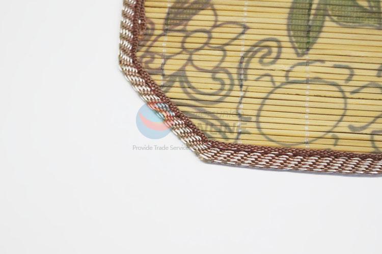 Cheap Price Octagonal Shaped Heat Insulation Table Bamboo Weaving Placemat