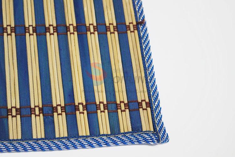 Fashion Style Eco-friendly Square Shaped Bamboo Weaving Material Kitchen Placemat Table Mat