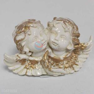 Cheap Price Angel Shaped Polyresin Sculpture Craft