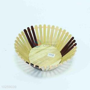 Cheap high quality bamboo fruit basket