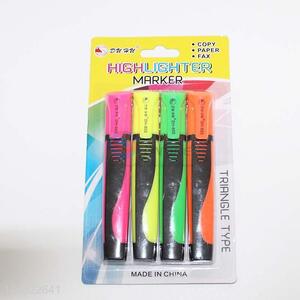 4PCS School Stationery Highlighter Marker