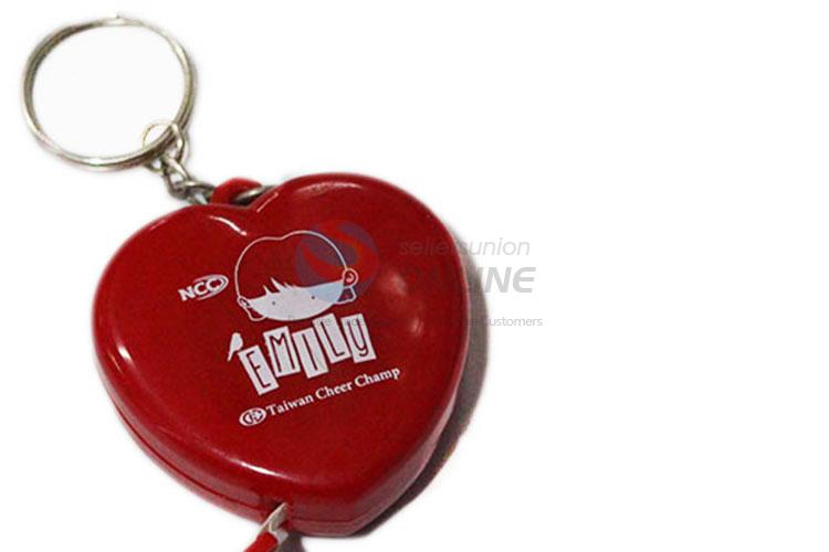 China Factory Price Red Color Soft Tape Measure Sewing Tailor Retractable Ruler Cute Tap Measure