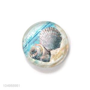 Best selling round epoxy resin fridge/refrigerator magnet