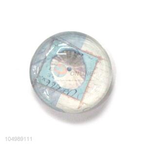 Most popular cheap round epoxy resin fridge/refrigerator magnet