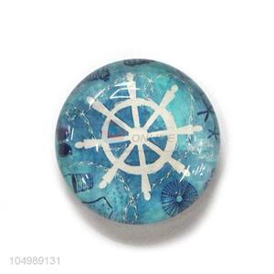 Latest design round epoxy resin fridge/refrigerator magnet